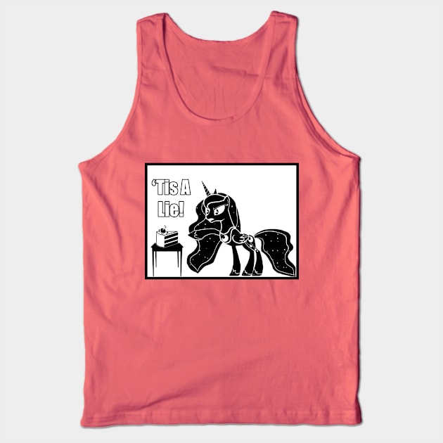 Cake 'Tis A Lie! Tank Top by jingacoo